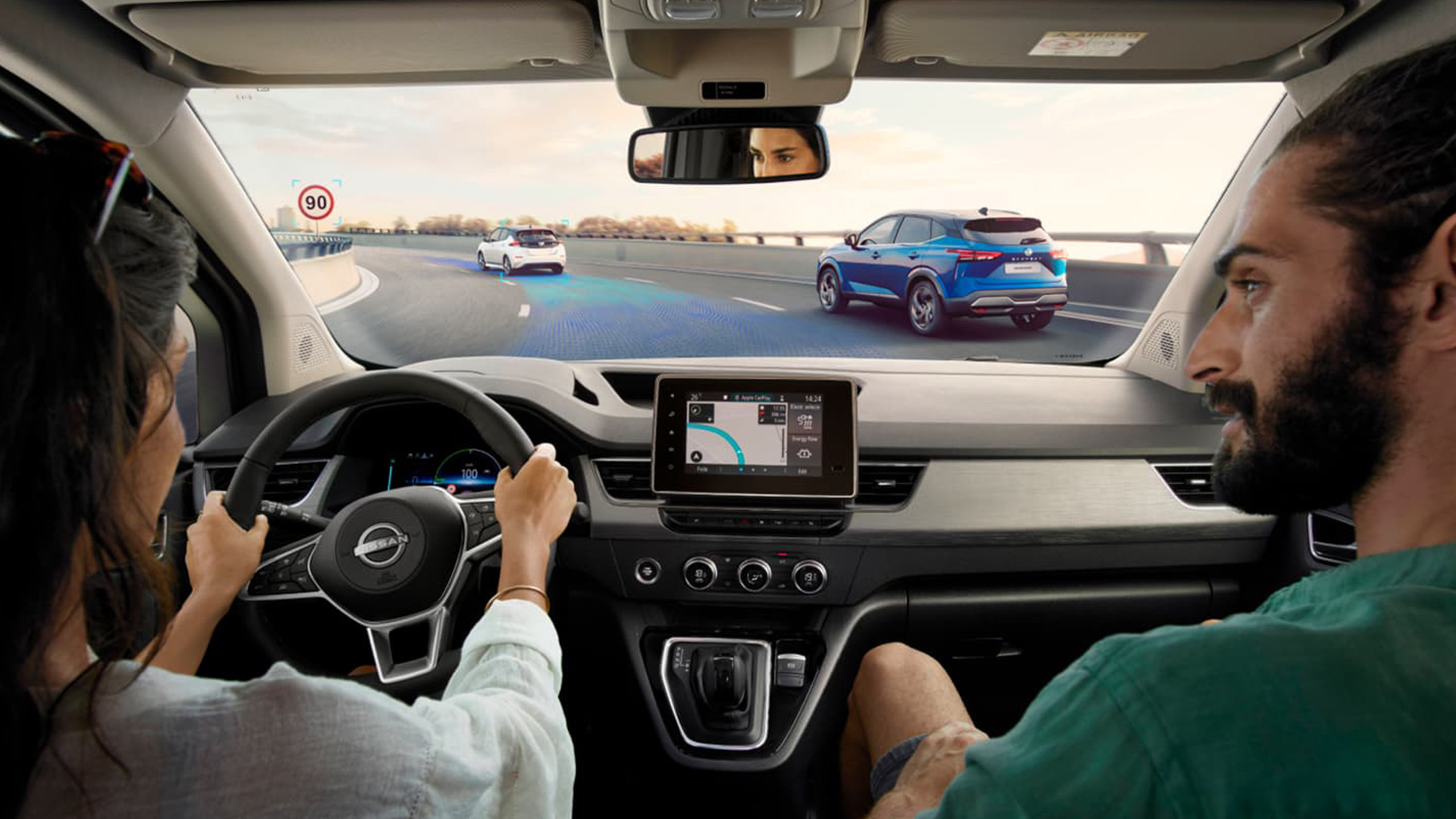 Foto interiéru vozu Nissan Townstar Combi